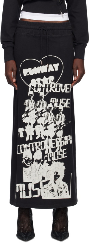Photo: VAQUERA Black 'Runway Star' Maxi Skirt