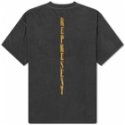 Represent Reborn T-Shirt in Aged Black