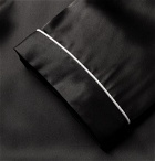 Zimmerli - Piped Silk Robe - Black