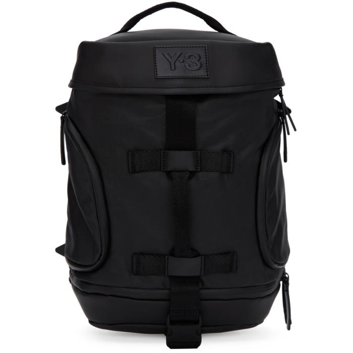 Photo: Y-3 Black Small Icon Backpack
