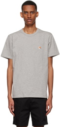 Maison Kitsuné Gray Fox Head T-Shirt