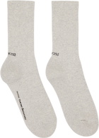 SOCKSSS Two-Pack Gray Socks