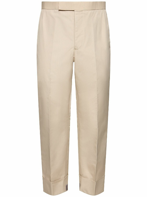 Photo: THOM BROWNE - Cotton Blend Backstrap Pants
