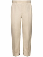 THOM BROWNE - Cotton Blend Backstrap Pants