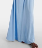 Proenza Schouler Frankie caped jersey maxi dress