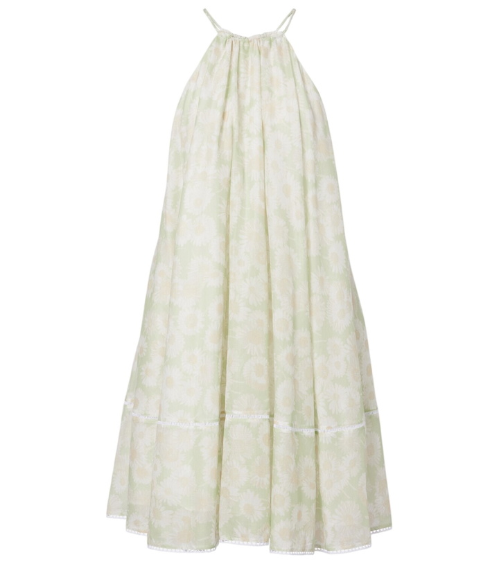 Photo: Stella McCartney Floral halterneck cotton poplin minidress