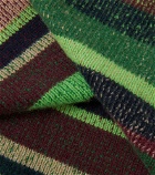 The Elder Statesman - Striped cashmere blanket