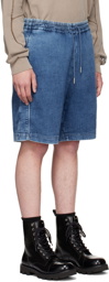 Diesel Blue D-Boxy Shorts