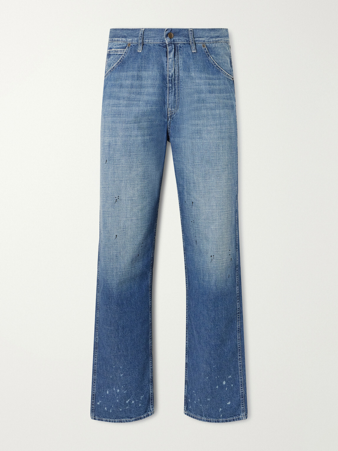 Maison Margiela - Straight-Leg Stained Jeans - Blue
