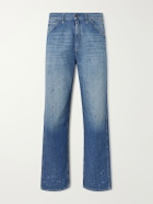 Maison Margiela - Straight-Leg Stained Jeans - Blue