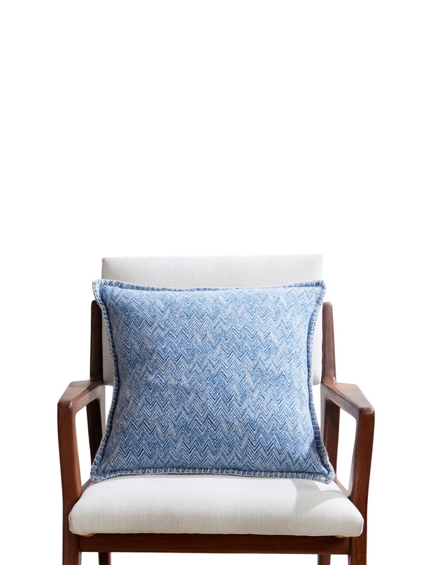 Photo: Missoni Home - Camelia Striped Wool and Cashmere-Blend Cushion - Blue
