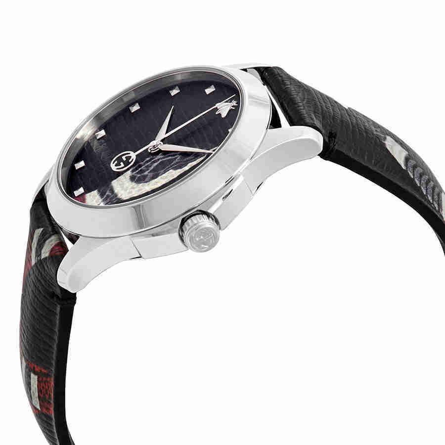 Gucci Le Marche Des Merveilles Black Dial Watch YA1264007