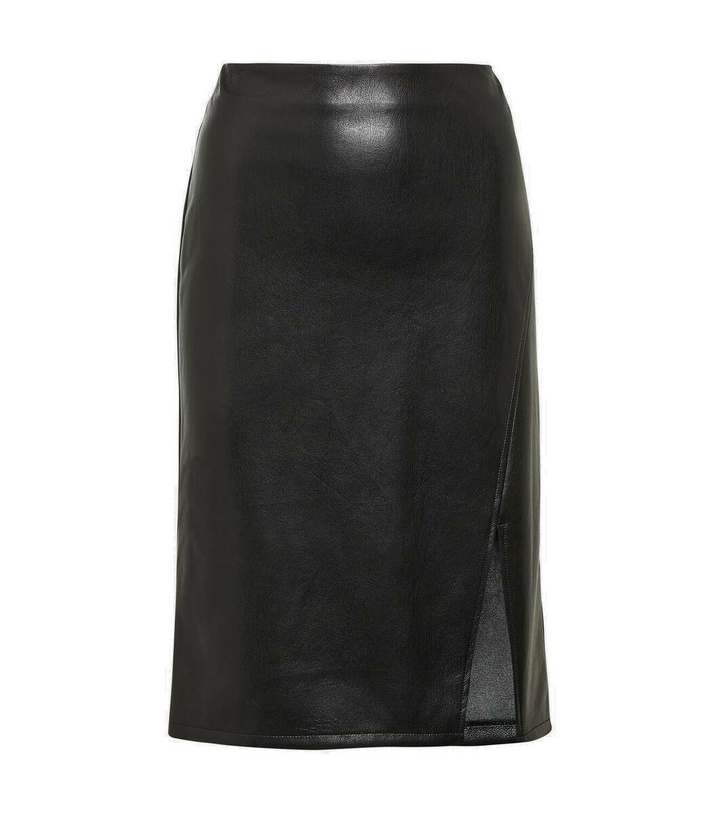 Photo: Diane von Furstenberg Taashi faux leather midi skirt