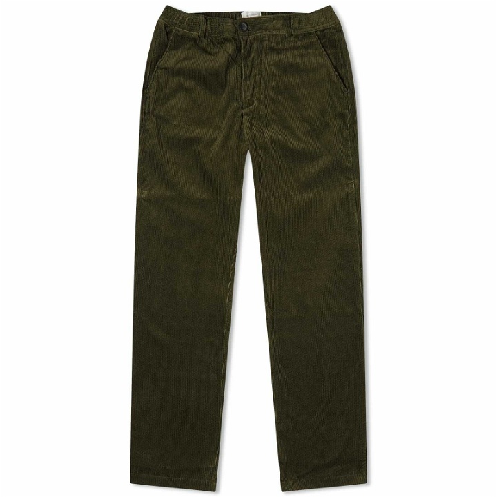 Photo: Oliver Spencer Men's Cord Drawstring Trousers in Green