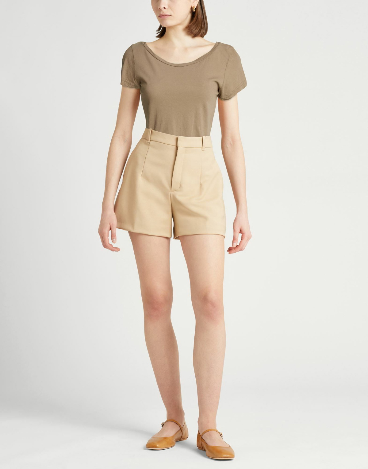 Crossley Womens T-shirt Khaki
