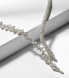 Yeprem 18kt white gold necklace with diamonds