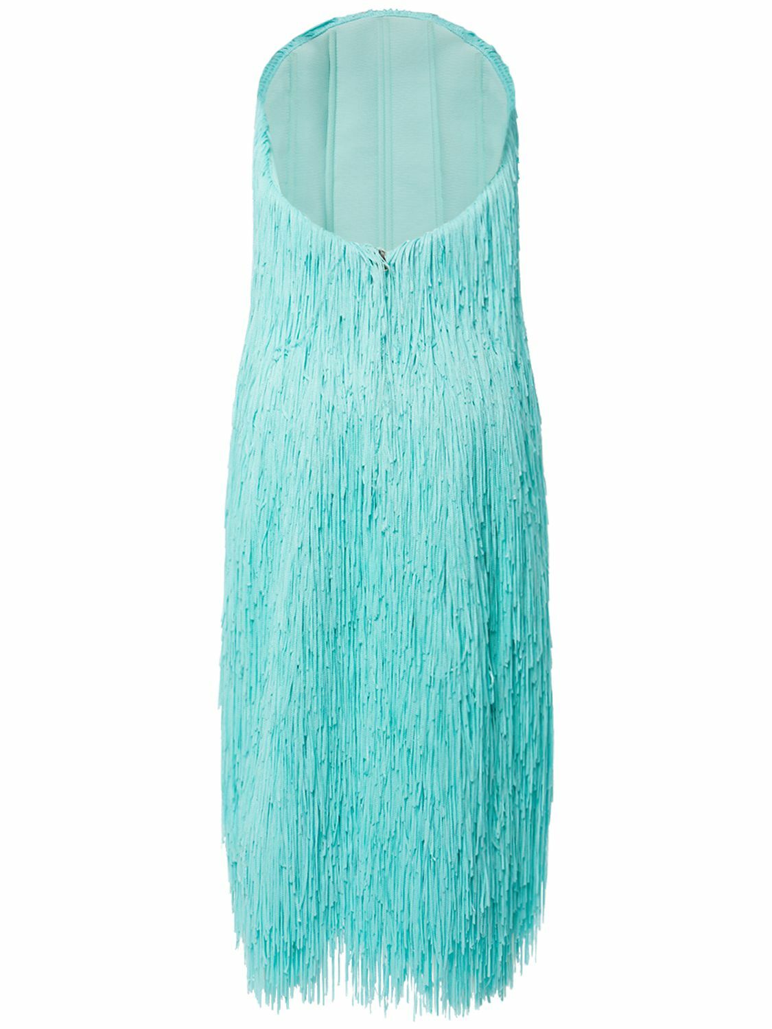BOTTEGA VENETA - Fluid Wool Viscose Blend Fil Coupé Dress