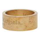 Maison Margiela Gold Wide Logo Ring