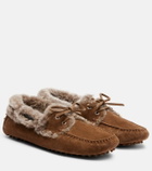 Brunello Cucinelli Monili suede driving shoes