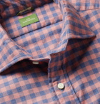 Sid Mashburn - Gingham Cotton-Flannel Shirt - Pink