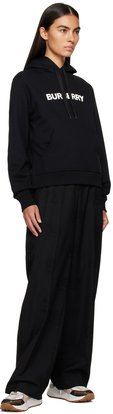Burberry Black Bonded Hoodie