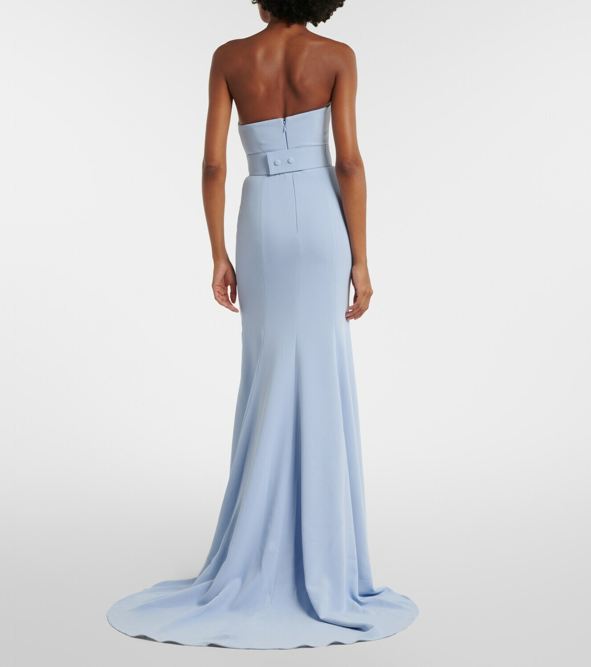 Solace London Seraphina one-shoulder gown