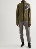 DISTRICT VISION - Greg Shell-Trimmed Fleece Jacket - Green