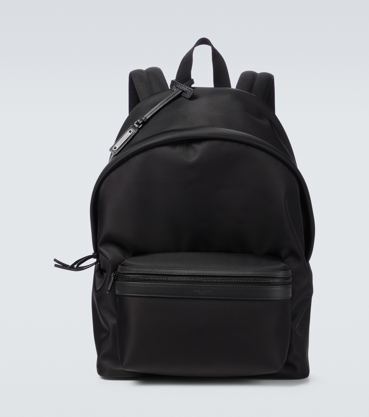 Saint Laurent Brand-embroidered Shell Backpack in Black for Men