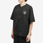 Uniform Experiment Men's Pin Stripe Baseball Shirt in Black