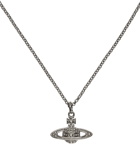 Vivienne Westwood Gunmetal Bas Relief Necklace