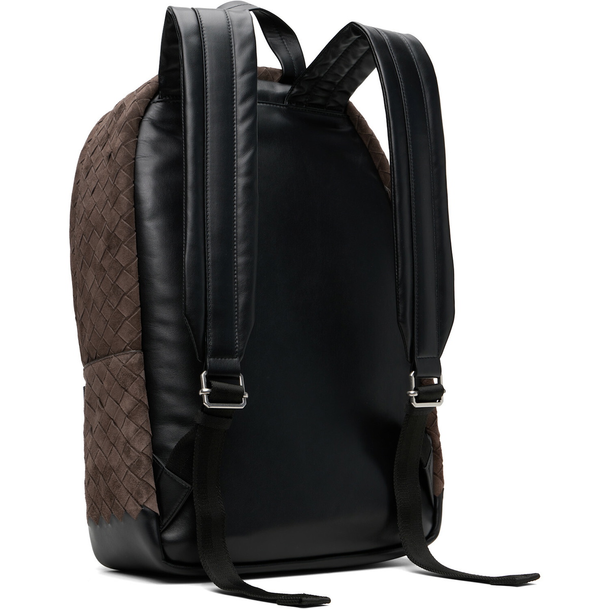 Bottega Veneta Brown & Black Classic Intrecciato Backpack