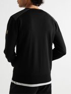 Belstaff - Kerrigan Ribbed Panelled Stretch-Knit Wool Sweater - Black