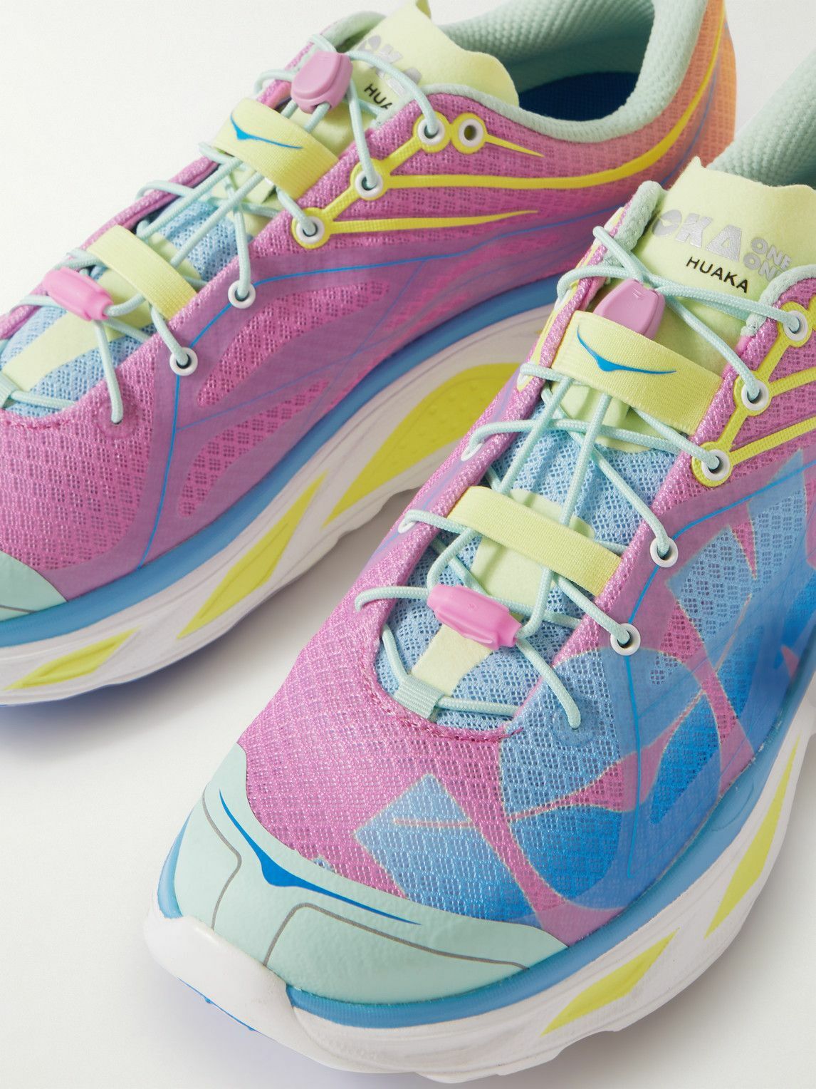 halucaページ Hoka One One - Huaka Origins Rubber-Trimmed Mesh Running