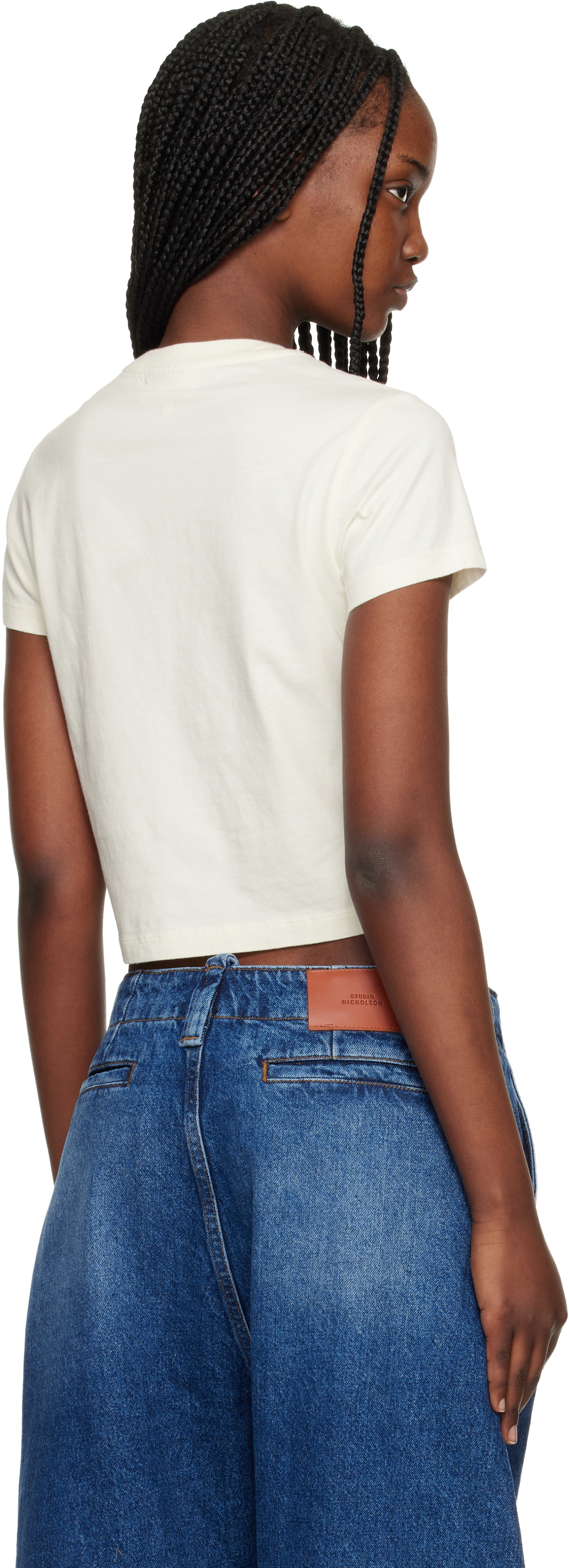 Maison Kitsuné Beige 'Maison Kitsuné Paris' Baby T-shirt