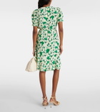 Diane von Furstenberg Emilia floral crêpe wrap dress