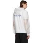 Givenchy White Transparent Windbreaker Jacket