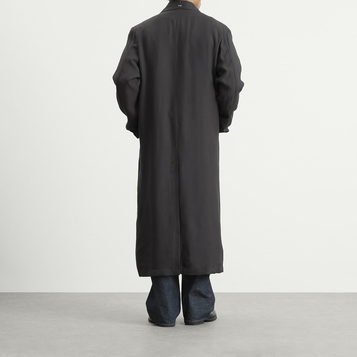 Our Legacy Men's Viscose Cloak Carcoat in Muted Lead
