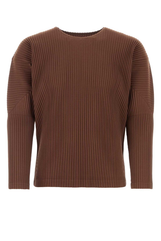 Photo: Homme Plissé Issey Miyake Brown Polyester T-shirt