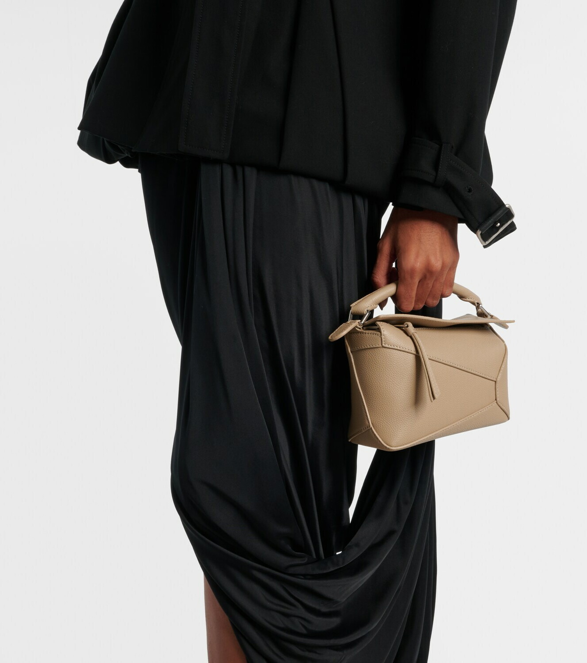 Loewe Puzzle Edge Mini leather top-handle bag