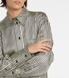 Victoria Beckham - Striped satin shirt