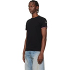 Moncler Black Tricolor-Trimmed Cotton T-shirt
