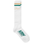 Autry Men's x Staple Socks in Tinto White