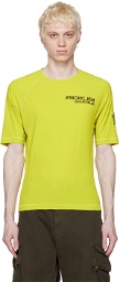 Moncler Grenoble Green Manica Corta T-Shirt