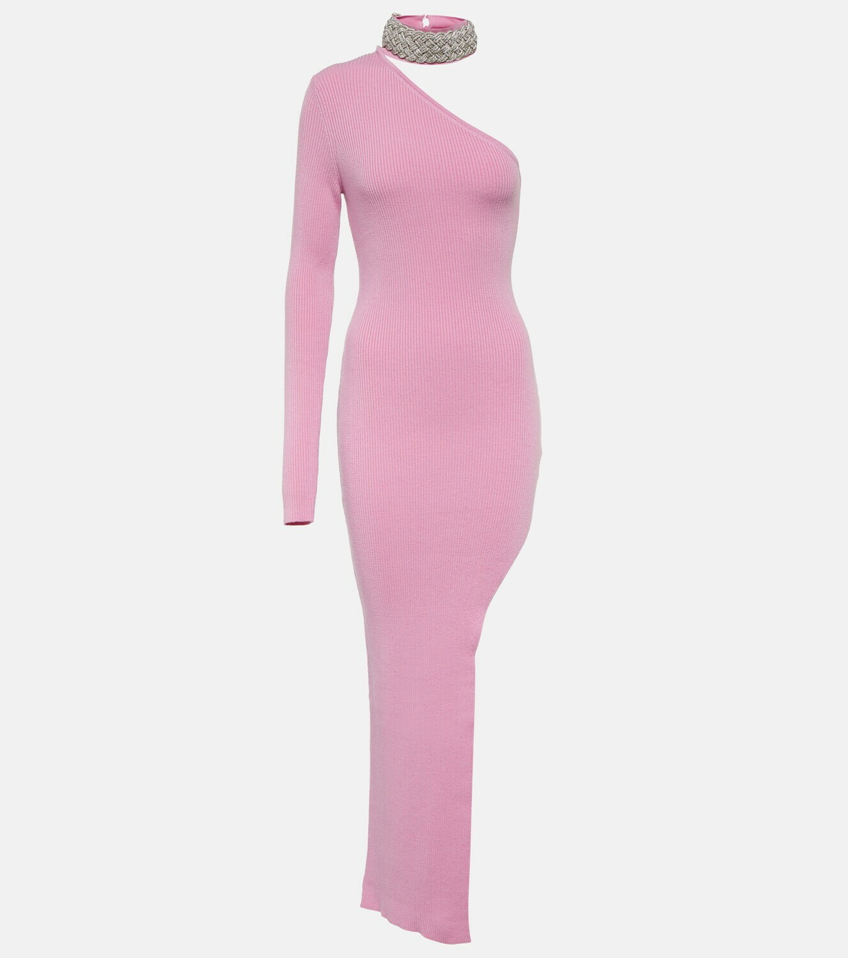 Giuseppe di Morabito Embellished wool-blend maxi dress