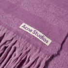 Acne Studios Men's Vaiano Stripe Scarf in Lilac Purple