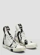 Rick Owens DRKSHDW X Converse - TURBODRK Hi Top Sneakers in White