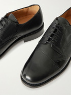 Our Legacy - Patched Parade Leather Derby Shoes - Black