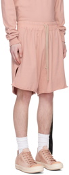 Rick Owens Drkshdw Pink Trucker Cut Off Shorts