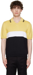 Ernest W. Baker SSENSE Exclusive Yellow Colorblock Polo