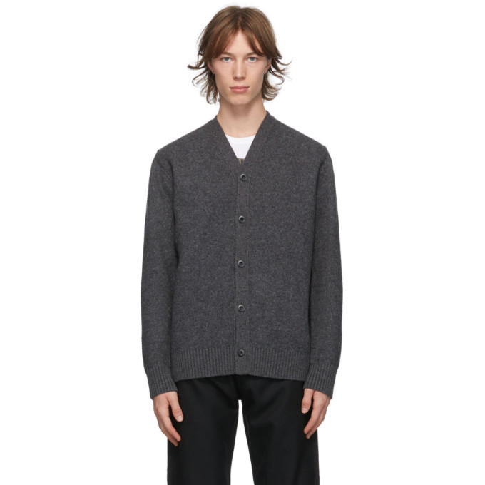 Photo: Junya Watanabe Grey Wool and Nylon Weather Cardigan